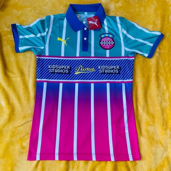 Puma kidsuper jersey shorts uniform set - Picture 2 of 6